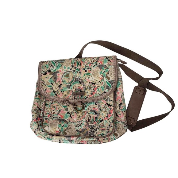 Sakroots Convertable Bag Backpack Crossbody Floral Eco Twill Travel - Picture 2 of 13